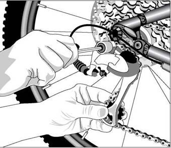 Dealing with the derailleur