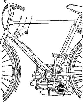 Установка двигателя &#171;Иртыш&#187; на велосипед