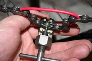 Как удалить цепь из велосипеда