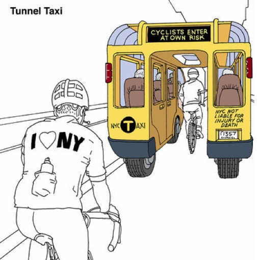 Туннельное такси для велосипеда