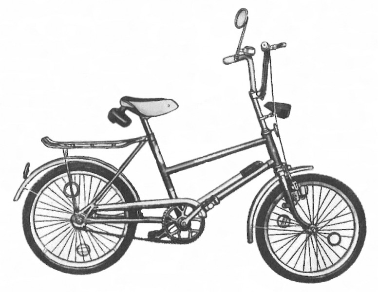 Велосипед для подростков с открытой структурой 174-811 Dubisas