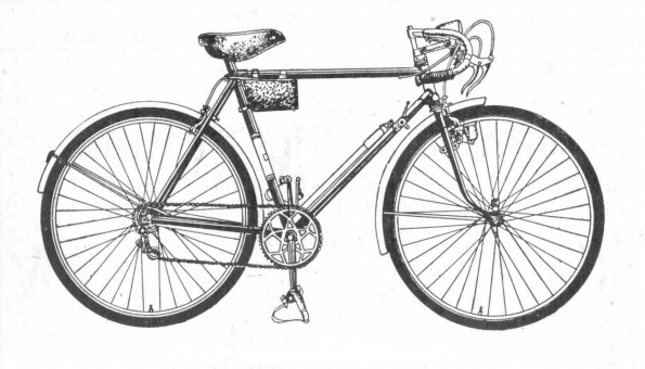 legkodorozhny велосипед человека В37 Спутник